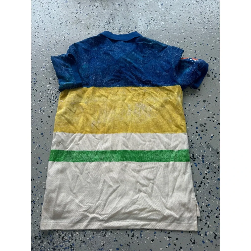 Polo Ralph Lauren‎ Kids Polo Shirt Striped Short Sleeve Top XL - Picture 4 of 4